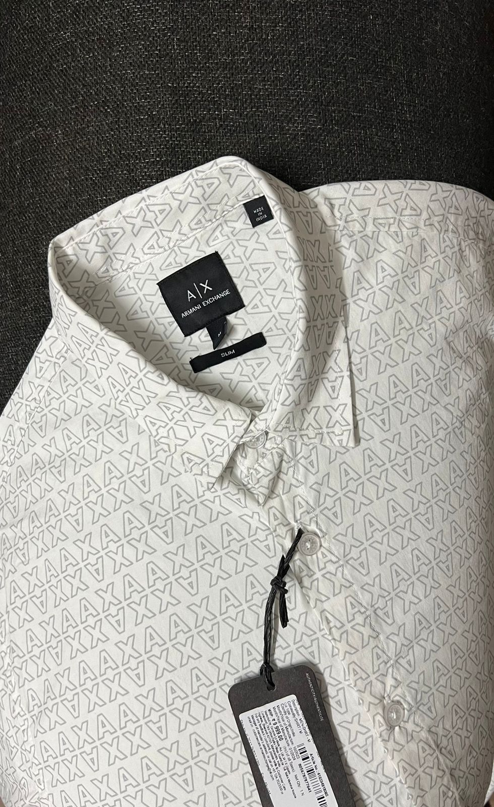 ARMANI EXCHANGE (Black and White A | X Logo)