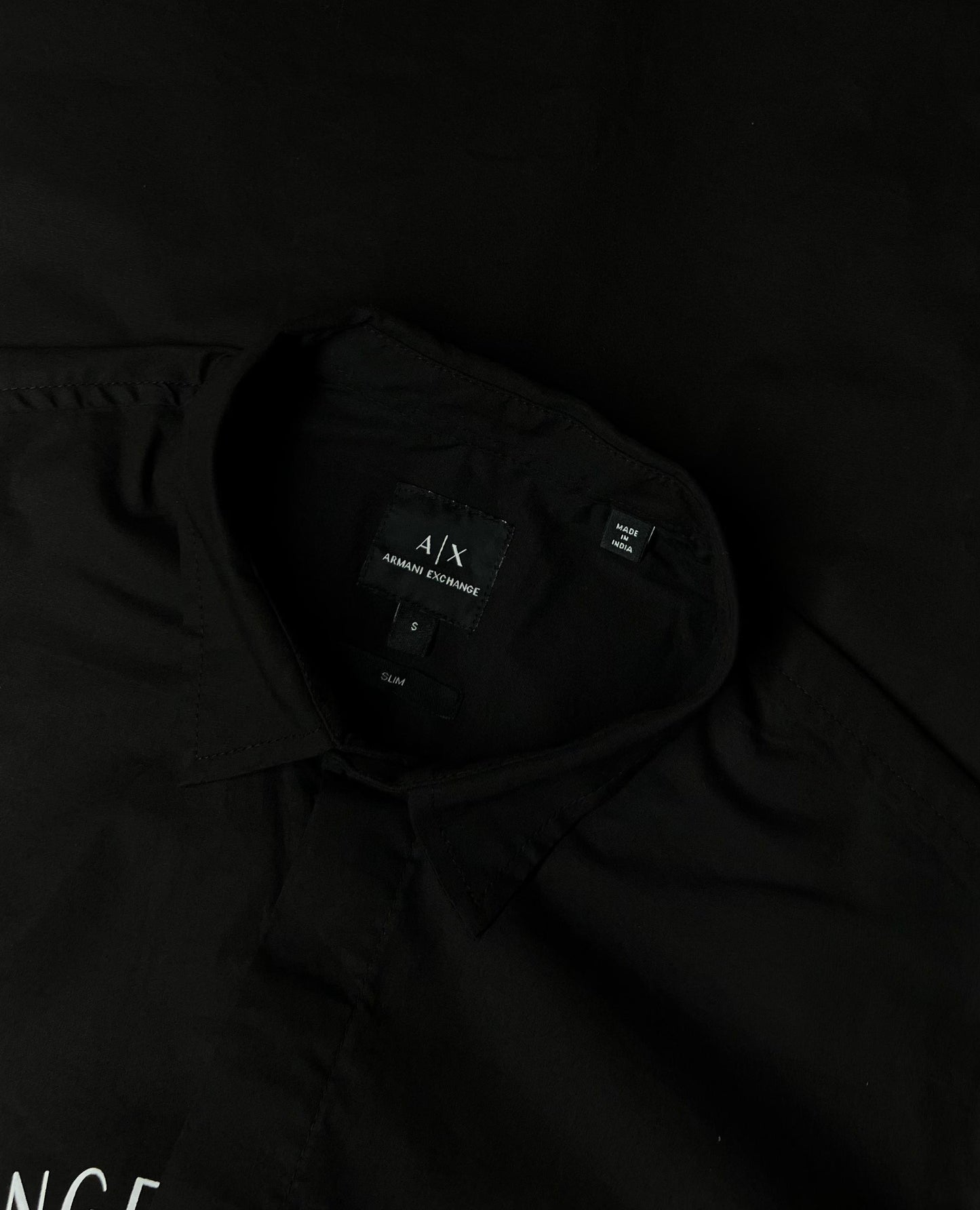 ARMANI EXCHANGE (Black with full round A/X Logo)