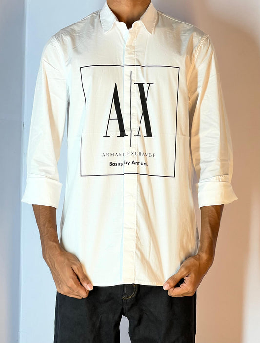 ARMANI EXCHANGE (White with A/X Logo)