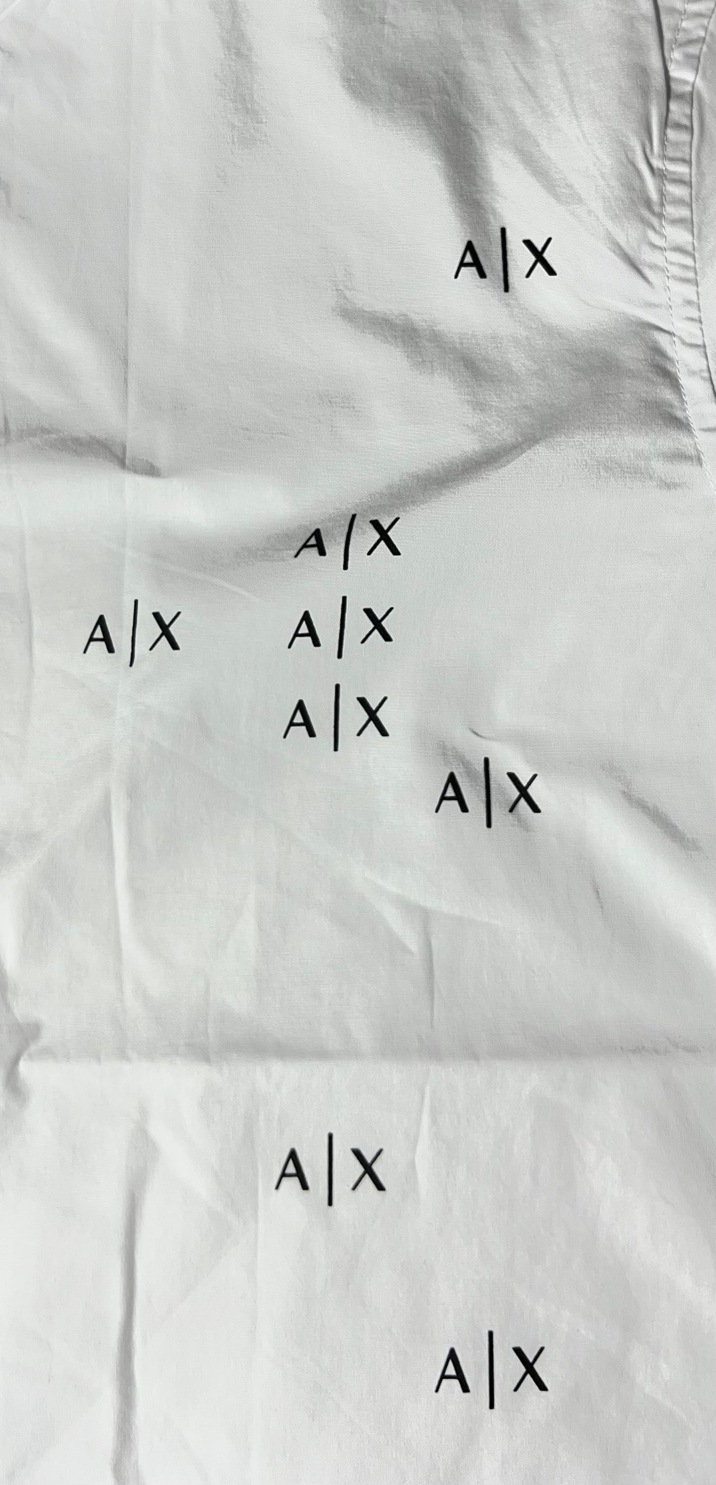 ARMANI EXCHANGE (White with A/X Logo  in chest)